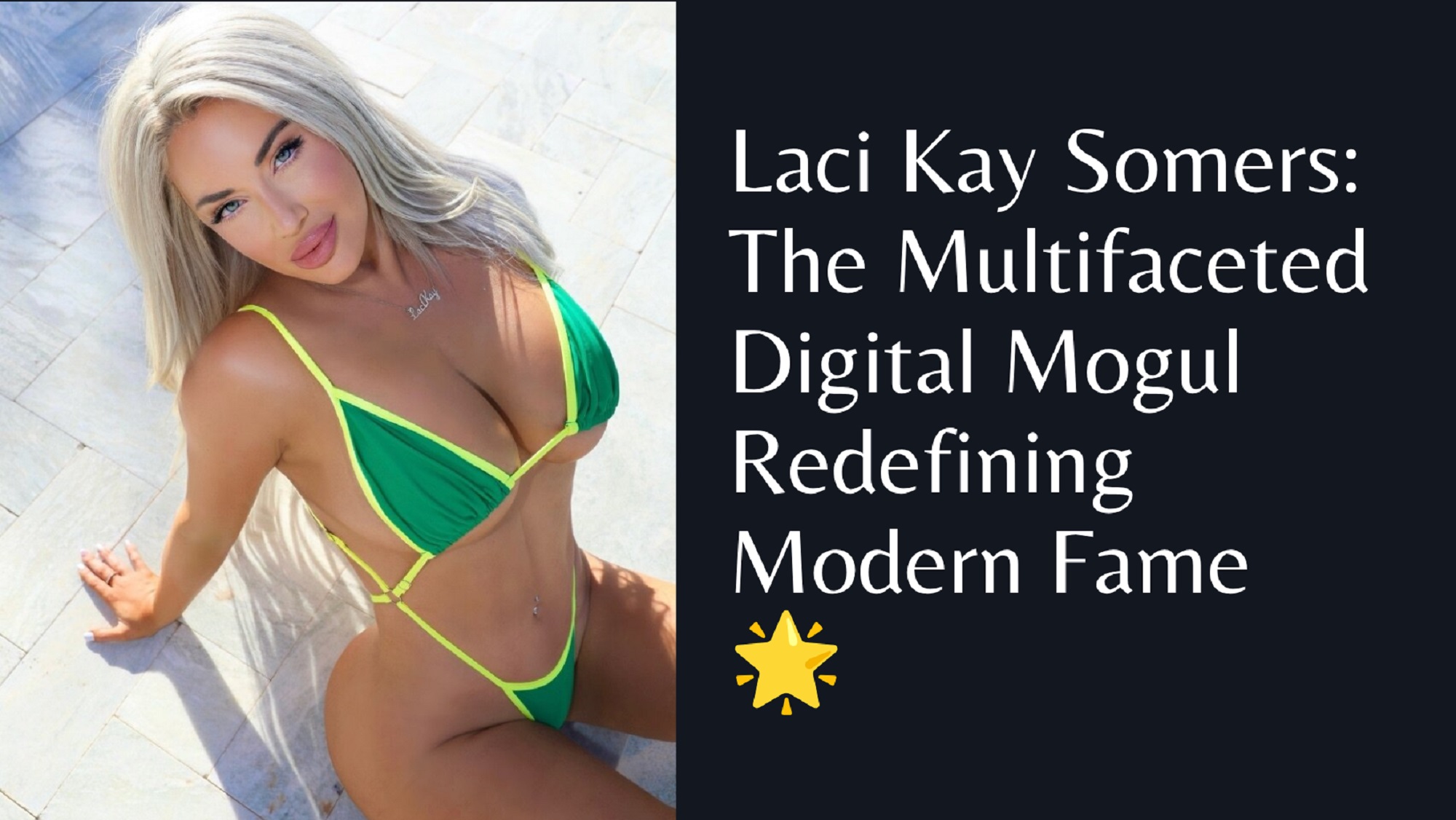 Laci Kay Somers Net Worth, Age, Height, Weight, Family, Bio/Wiki